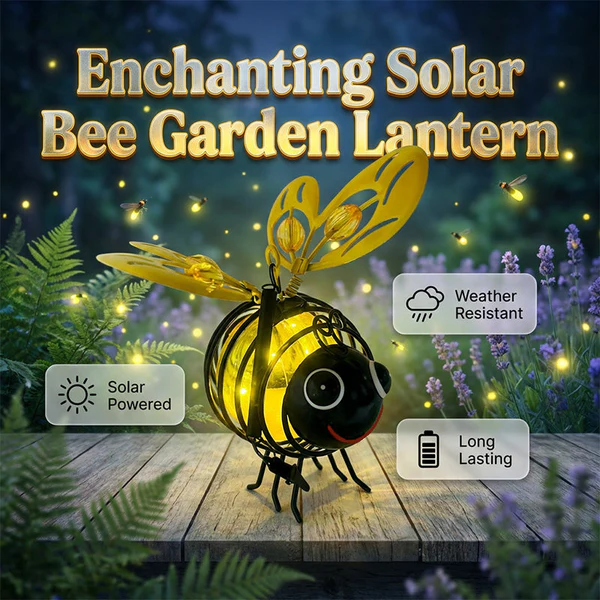 Solar Bee Garden Light Outdoor Hanging Decoration