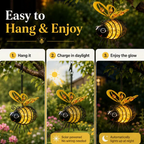 Solar Bee Garden Light Outdoor Hanging Decoration