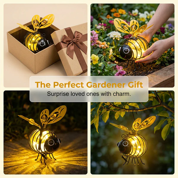 Solar Bee Garden Light Outdoor Hanging Decoration