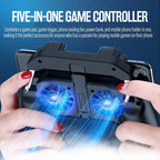 Mobile Gaming Controller With Dual Cooling Fans