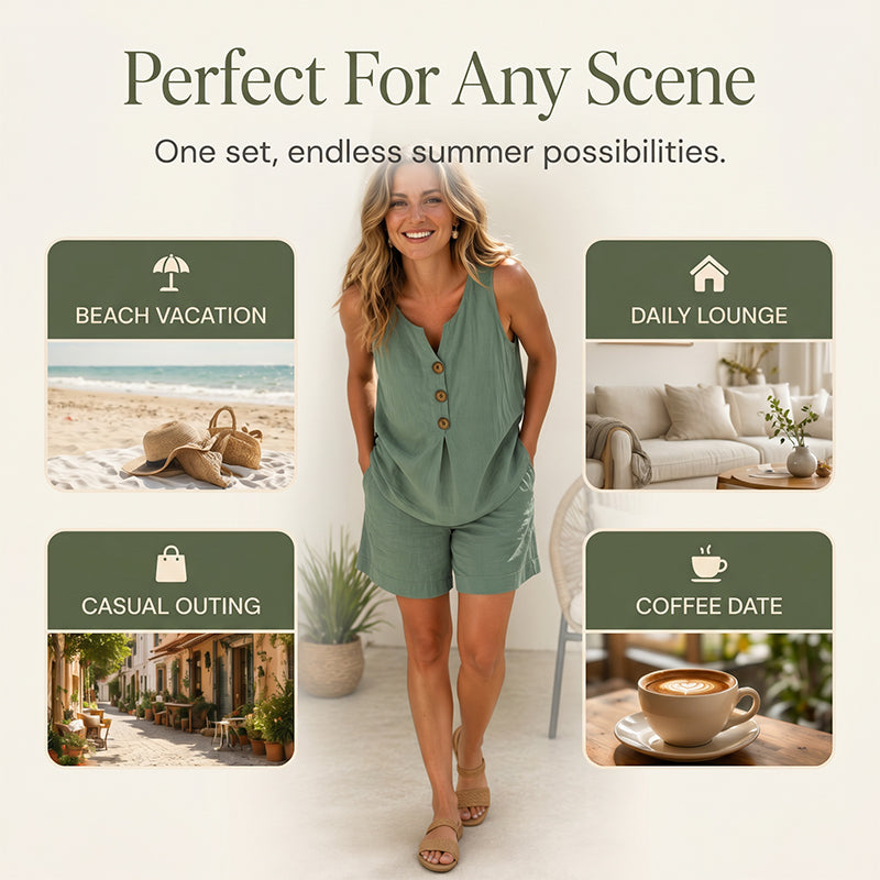 The Noa Set – A Soft Top & Shorts Duo That Keeps You Cool All Summer