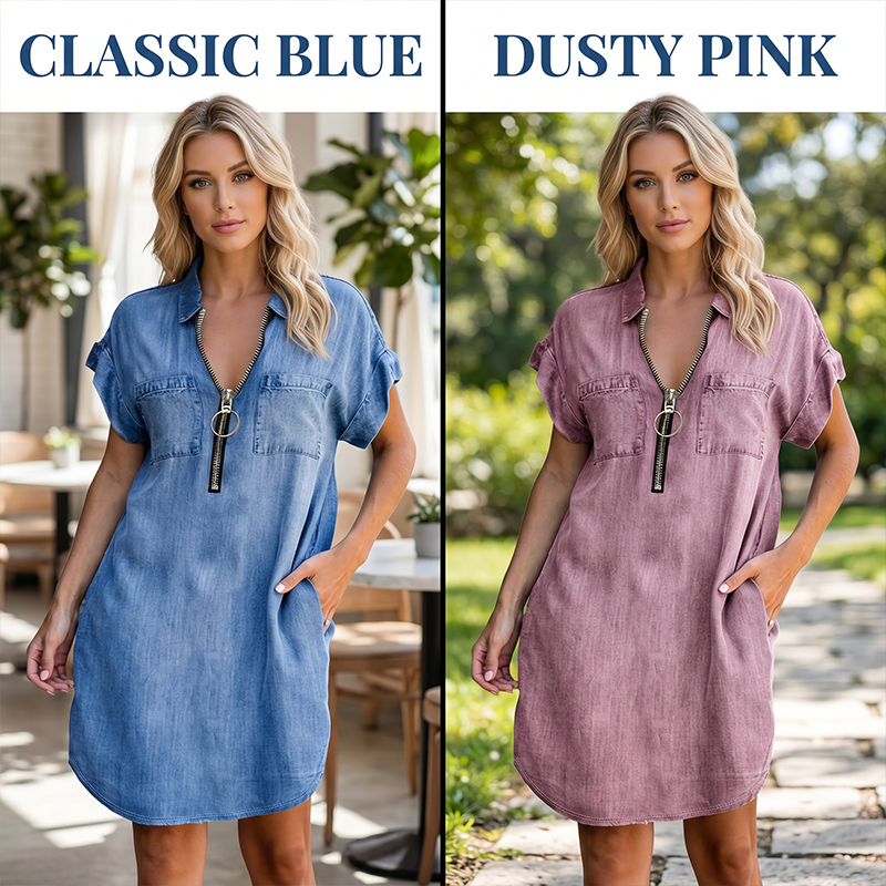 The Willow Dress – A Denim Shirt Dress That Does It All