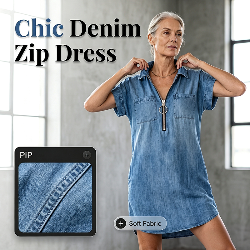 The Willow Dress – A Denim Shirt Dress That Does It All